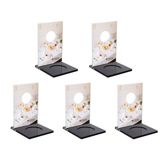 RETEKESS TD024 :: Menu Holder with wireless button stand, black color