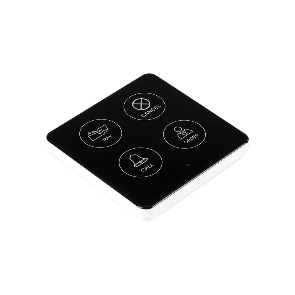 RETEKESS TD033 :: Wireless call button, 4 touch keys, waterproof, glass