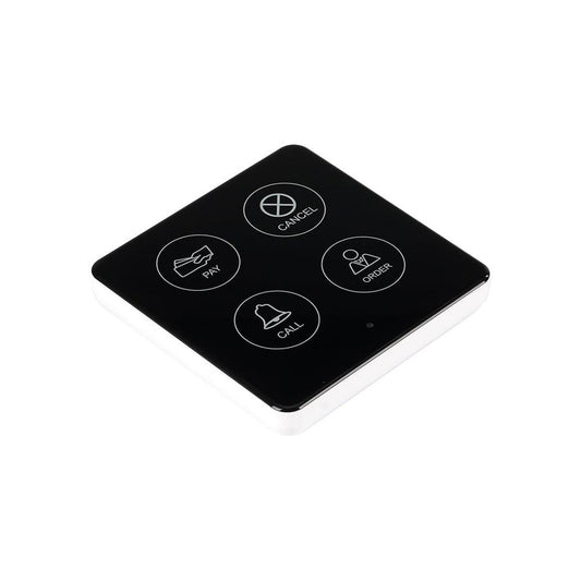 RETEKESS TD033 :: Wireless call button, 4 touch keys, waterproof, glass