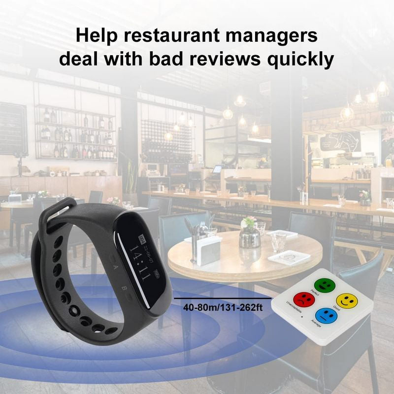 RETEKESS TD112 :: Wireless watch pager for button calls, RETEKESS, OLED, waterproof